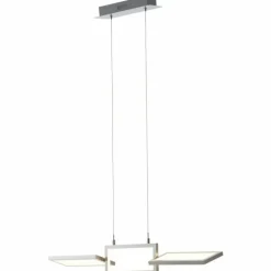 Suspension Brilliant Living Tunar LED Aluminium, 1 lumière
