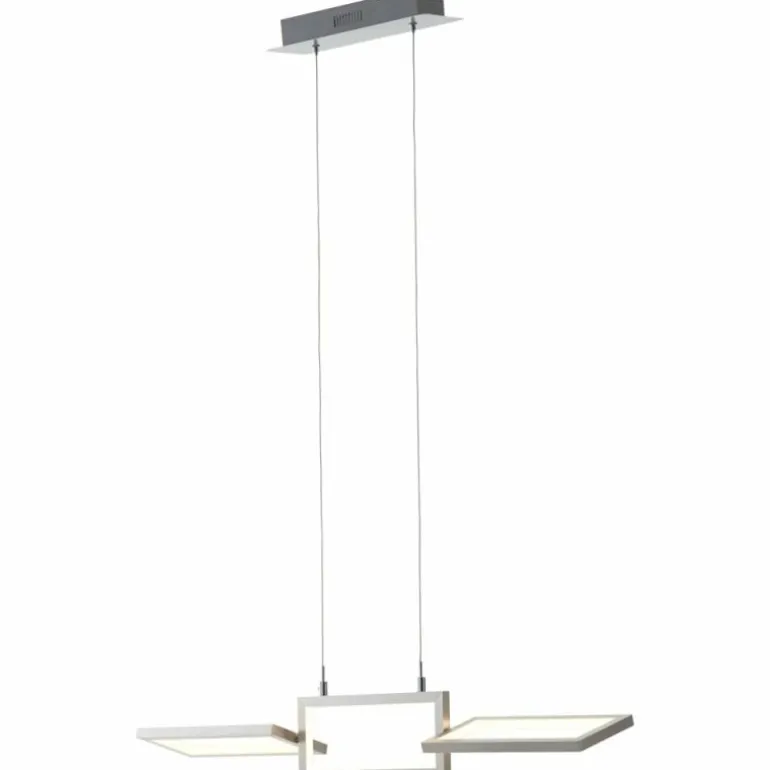 Suspension Brilliant Living Tunar LED Aluminium, 1 lumière