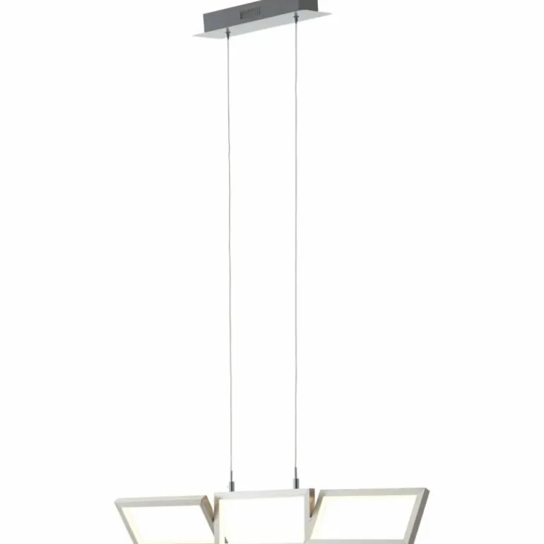 Suspension Brilliant Living Tunar LED Aluminium, 1 lumière