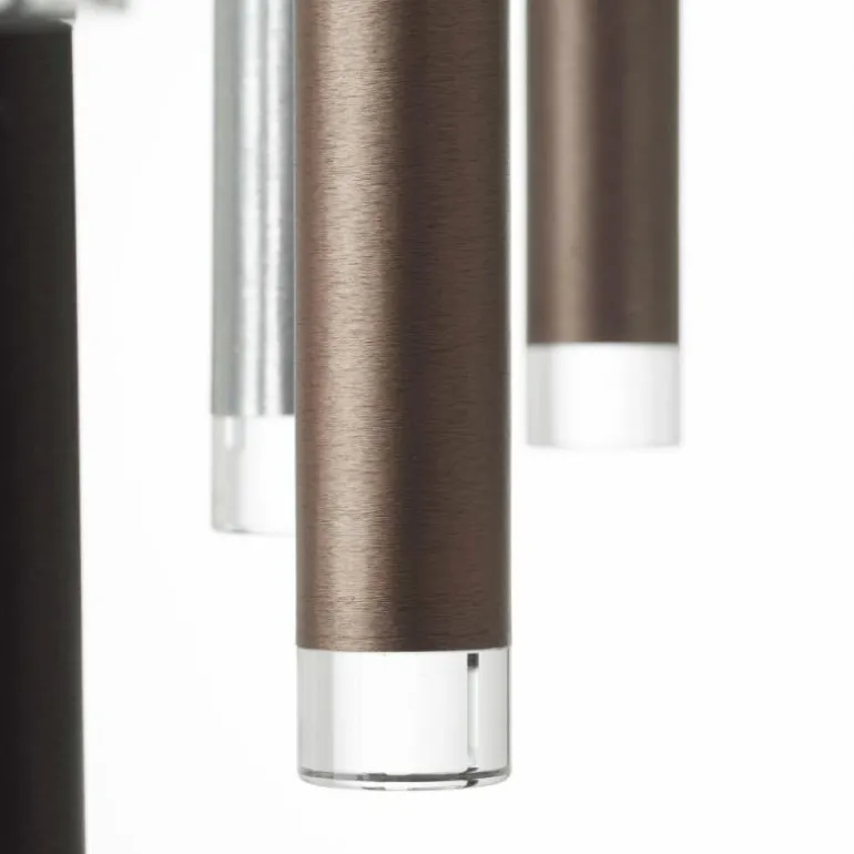 Suspension Brilliant Living Cembalo LED Brun, 16 lumières