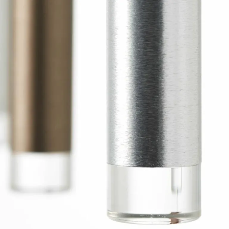 Suspension Brilliant Living Cembalo LED Aluminium, 5 lumières