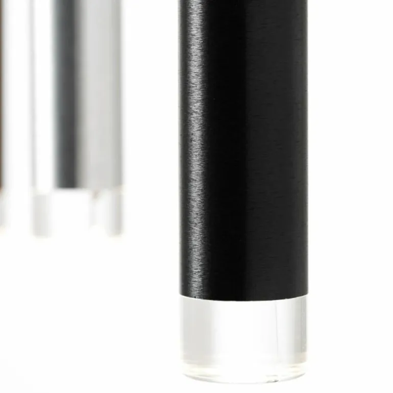 Suspension Brilliant Living Cembalo LED Brun, 8 lumières