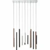Suspension Brilliant Living Cembalo LED Brun, 14 lumières
