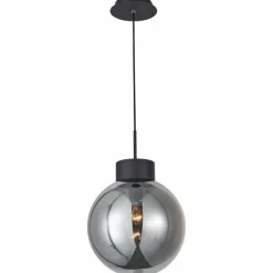 Suspension Brilliant Living Astro Noir, 1 lumière