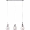 Suspension Brilliant Living Drops Chrome, 3 lumières