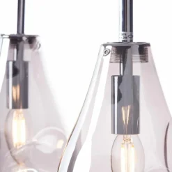 Suspension Brilliant Living Drops Chrome, 3 lumières