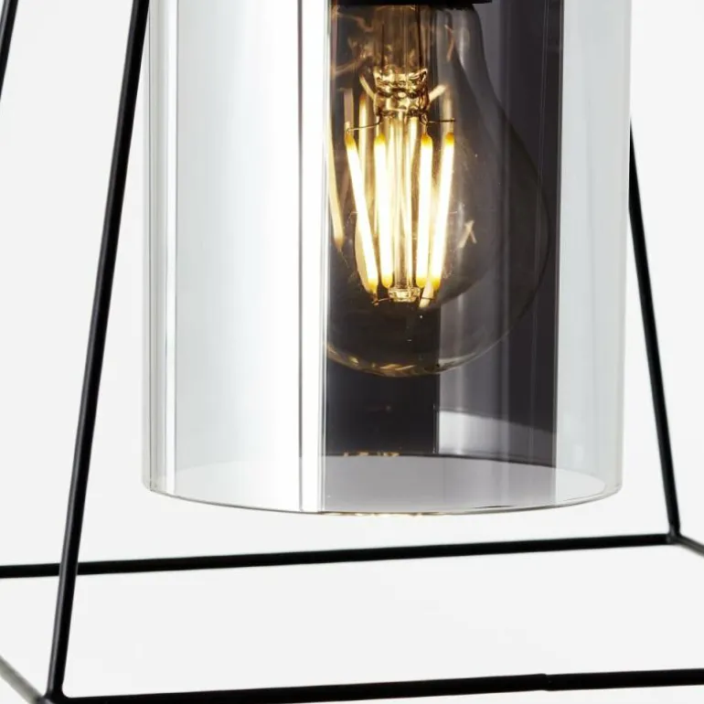 Suspension Brilliant Luxor Noir, 1 lumière