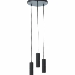 Suspension Brilliant Marty LED Noir, 3 lumières