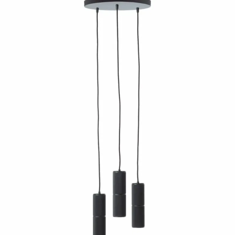 Suspension Brilliant Marty LED Noir, 3 lumières