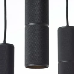 Suspension Brilliant Marty LED Noir, 3 lumières