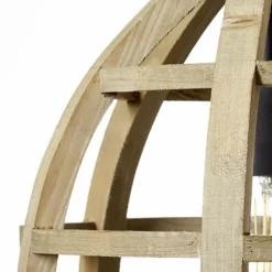 Suspension Brilliant Matrix Wood Noir, 1 lumière