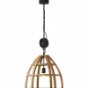 Suspension Brilliant Matrix Wood Noir, 1 lumière