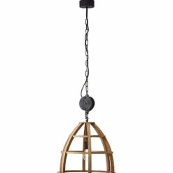 Suspension Brilliant Matrix Wood Noir, 1 lumière