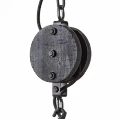 Suspension Brilliant Matrix Wood Noir, 1 lumière