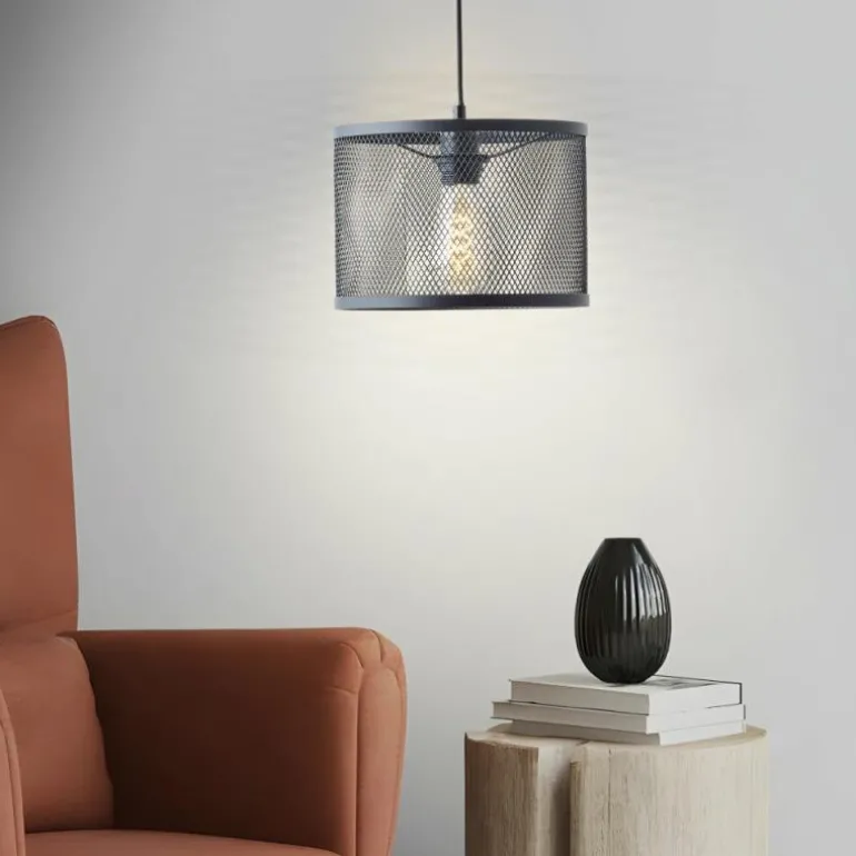 Suspension Brilliant Maze Noir, 1 lumière