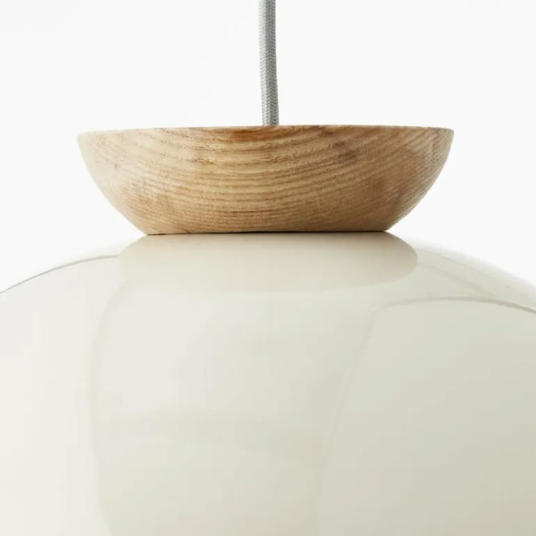 Suspension Brilliant Nalam Écru, Blanc, 1 lumière