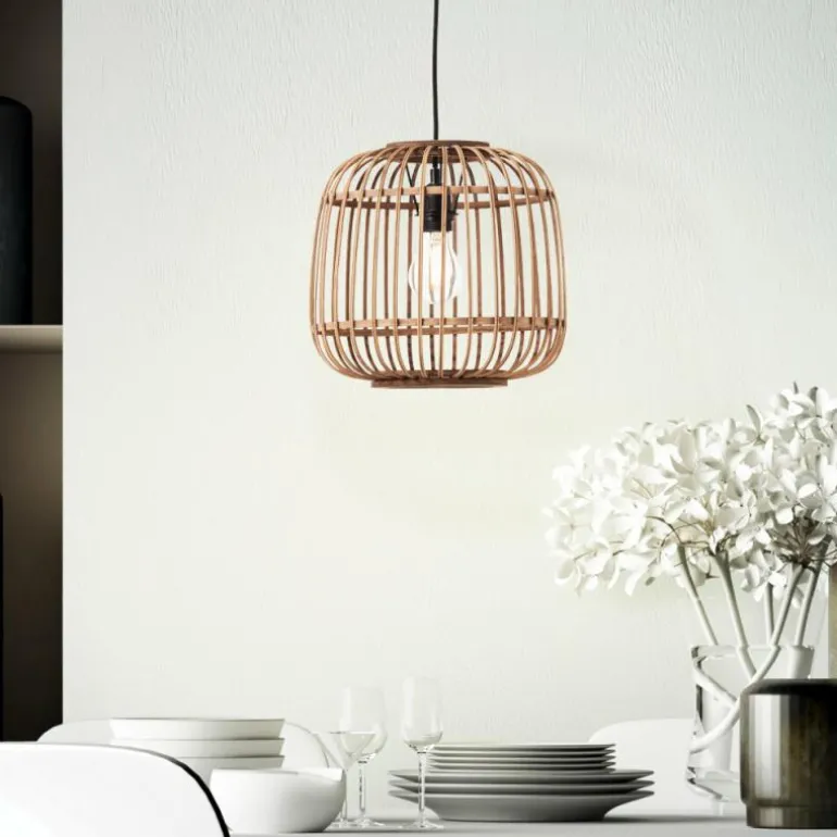 Suspension Brilliant Nikka Noir, 1 lumière