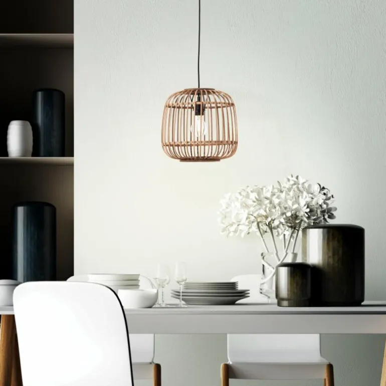 Suspension Brilliant Nikka Noir, 1 lumière