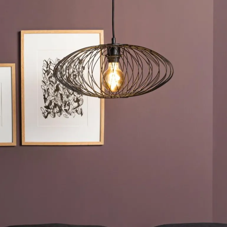 Suspension Brilliant Norden Noir, 1 lumière