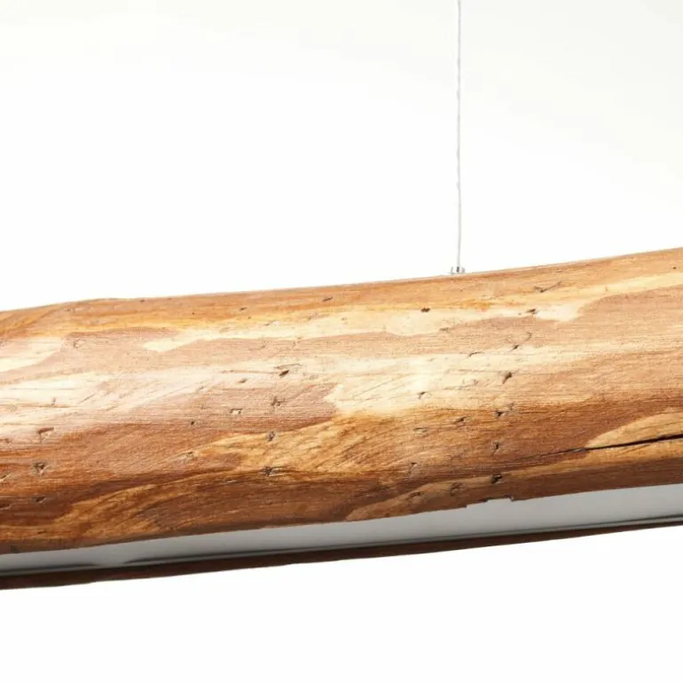 Suspension Brilliant Odun LED Bois clair, Noir, 1 lumière