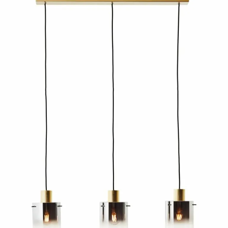 Suspension Brilliant Osaki Or, 3 lumières