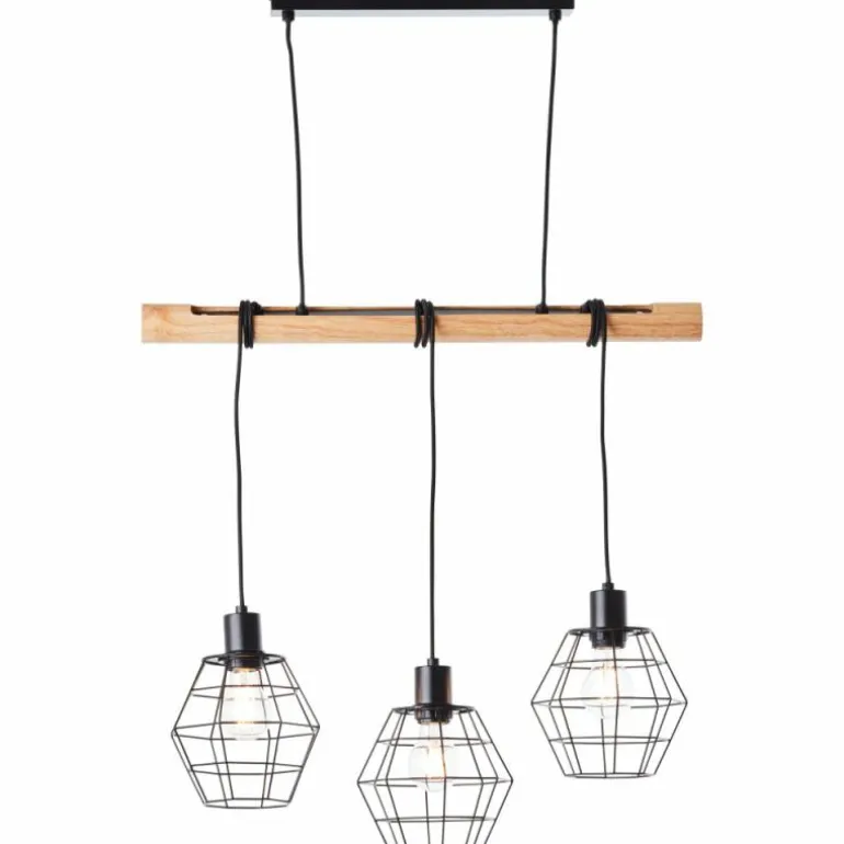 Suspension Brilliant Ottawa Écru, 3 lumières