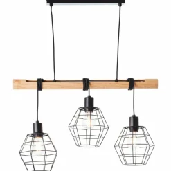 Suspension Brilliant Ottawa Écru, 3 lumières