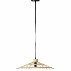 Suspension Brilliant Pirae Brun, Noir, 1 lumière