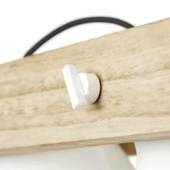 Suspension Brilliant Plow Bois foncé, Blanc, 5 lumières