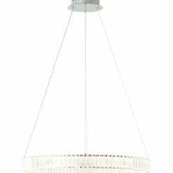 Suspension Brilliant Queen LED Argenté, 1 lumière, Télécommandes