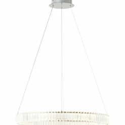 Suspension Brilliant Queen LED Argenté, 1 lumière, Télécommandes