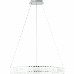 Suspension Brilliant Queen LED Argenté, 1 lumière, Télécommandes