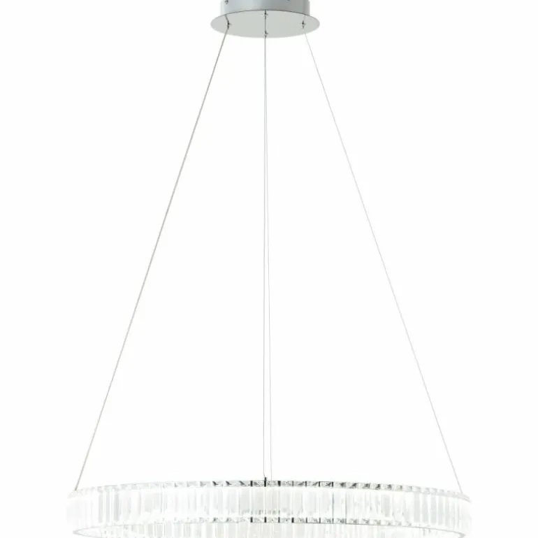 Suspension Brilliant Queen LED Argenté, 1 lumière, Télécommandes