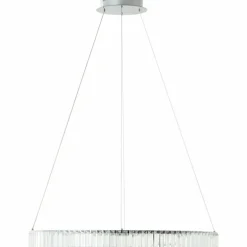 Suspension Brilliant Queen LED Argenté, 1 lumière, Télécommandes