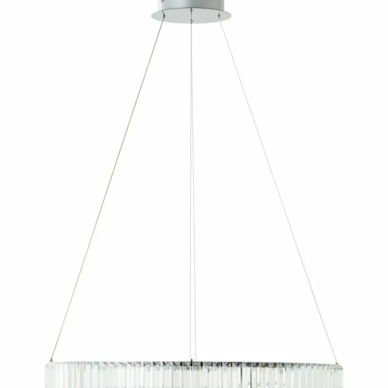 Suspension Brilliant Queen LED Argenté, 1 lumière, Télécommandes