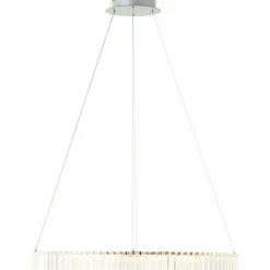 Suspension Brilliant Queen LED Argenté, 1 lumière, Télécommandes