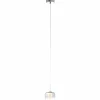 Suspension Brilliant Rafa LED Chrome, 1 lumière