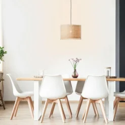 Suspension Brilliant Raffy Noir, 1 lumière