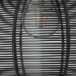 Suspension Brilliant Sambo Noir, 3 lumières