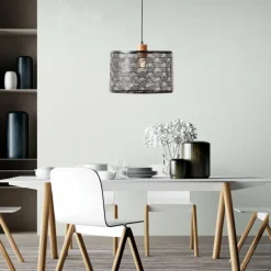 Suspension Brilliant Santy Noir, 1 lumière