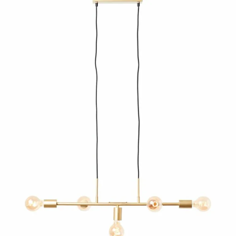 Suspension Brilliant Skylab Or, 5 lumières