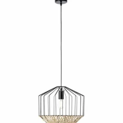 Suspension Brilliant TEMPLO Brun, Noir, 1 lumière