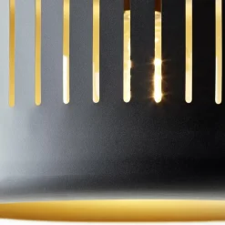 Suspension Brilliant Tyas Noir, 1 lumière