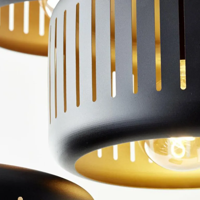 Suspension Brilliant Tyas Noir, 3 lumières