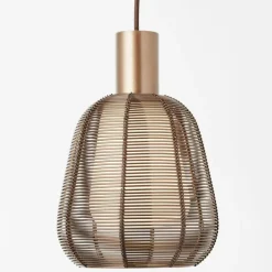 Suspension Brilliant Wallace Moka, 1 lumière