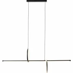 Suspension Brilliant Zeus LED Noir, 1 lumière, Télécommandes