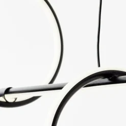 Suspension Brilliant Zeus LED Noir, 1 lumière, Télécommandes