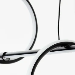 Suspension Brilliant Zeus LED Noir, 1 lumière, Télécommandes