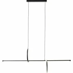 Suspension Brilliant Zeus LED Noir, 1 lumière, Télécommandes