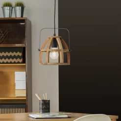 Suspension Brilliant-Leuchten Calley Noir, 1 lumière